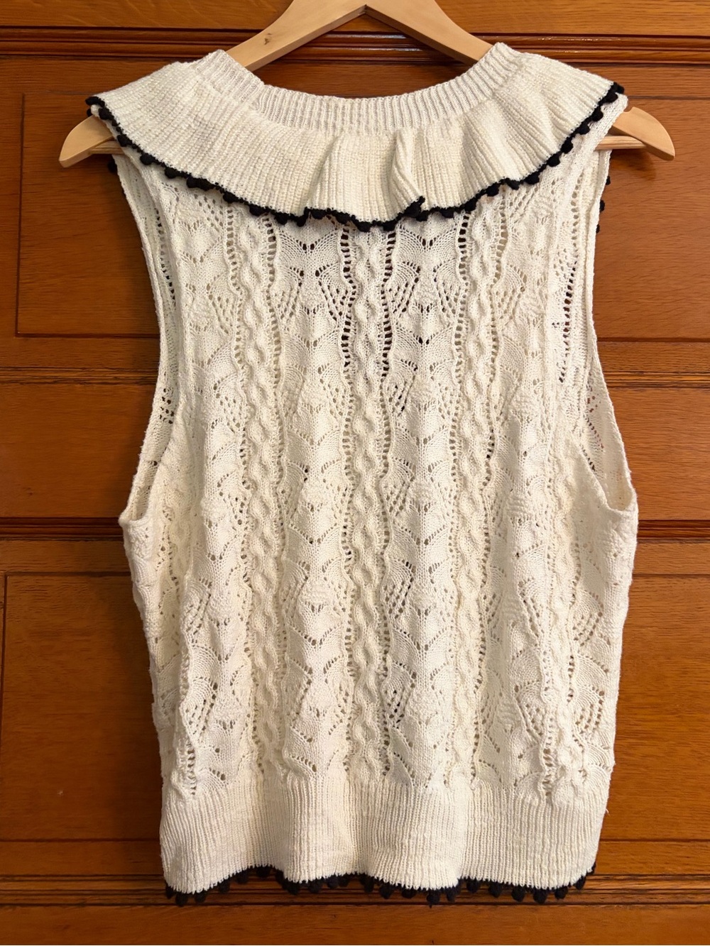 Anthropologie Maeve Ruffled Sweater Tank - Picture 5 of 7